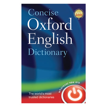 DICTIONARY, ENGLISH, Concise Oxford English, Age 13+, Each