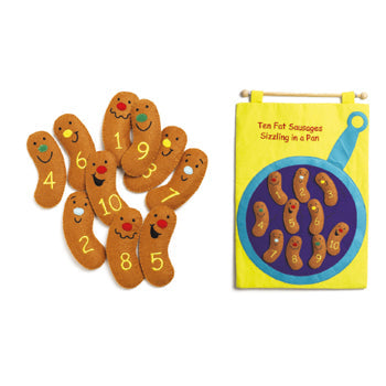 COUNTING, TEN FAT SAUSAGES CHART, Age 3+, Each