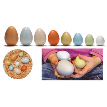 SIZE SORTING EGGS, Set of 8