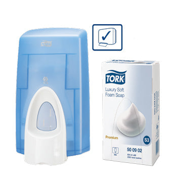 TORK FOAM SOAP, Luxury, Case of 6 x 1 litre bottles