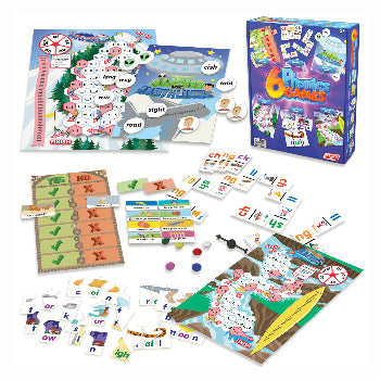 PHONICS (JUNIOR LEARNING), PHONICS GAMES, Set of 6