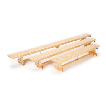 TRADITIONAL BALANCE BENCHES BUNDLE PACKS, 2.67m long, Hooks at One End, LBB091, NIELS LARSEN, Pack of 4