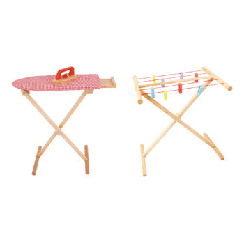 ROLE PLAY, IRONING BOARD AND CLOTHES AIRER, Set