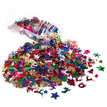 SEQUINS, Christmas Themed, Tub of 100g