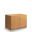 LOCKABLE DOUBLE DOOR CUPBOARD, 720mm height, Oak, EMERGENT CROWN