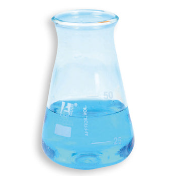 GLASS, CONICAL WIDE NECK FLASK, 250ml, Each