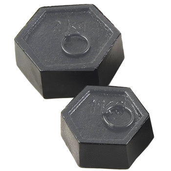 HEXAGONAL MASSES WITH RINGS, 100g, Set