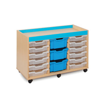 BUBBLEGUM RANGE, MOBILE TRAY UNITS, 15 Variety Tray Unit, Lime