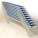 CONTOUR STACKING BENCHES, 1830 x 254mm, 381mm height - Junior, Snow Grit