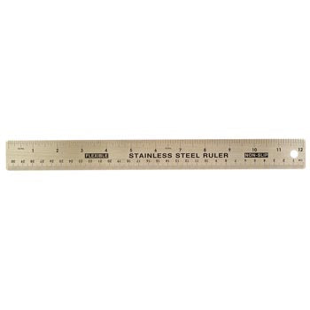 RULE, 300mm, Helix(R) Flexible Stainless Steel, 30cm/12inches, Each