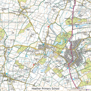 ORDNANCE SURVEY MAPS, Floor Mat, Each