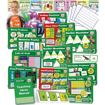 NUMBER SMART, Green Phase, Suitable for Year 2/KS1//KS2/SEN, Kit