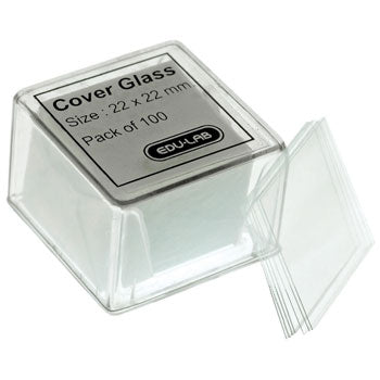 MICROSCOPE ACCESSORIES, Glass Slide Covers, Pack of 100