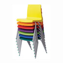 NP CHAIR RANGE, 4 LEG CHAIR, Sizemark 2 - 310mm Seat height, Red