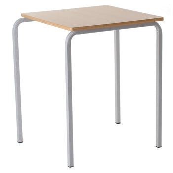 Table, CRUSHBENT STACKING FRAME, SQUARE, 600 x 600mm, Sizemark 4 - 640mm height, Grey Speckle