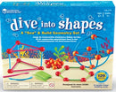 DIVE INTO SHAPES, Age 6+, Set of 129 pieces
