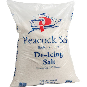 ROCK SALT, White, 25kg bags