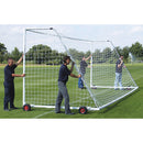 STEEL PORTABLE GOALS PACKAGES, Goals, 11 v 11, 21' x 7', Junior, Pair