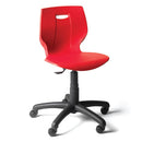 GEO CHAIR RANGE, SWIVEL, With Glides, Mulberry, ADVANCED MOULDS