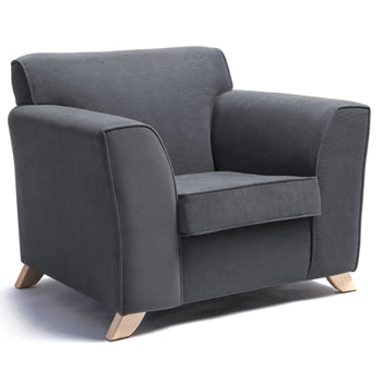 TRURO ARMCHAIR, Fabric, Truffle