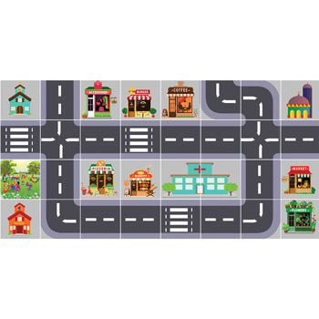 ROBOT PLAY MATS, Town, 150mm Robots, Each