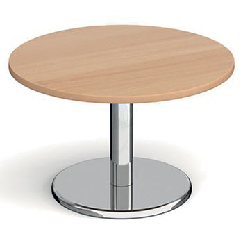 COFFEE TABLES, CIRCULAR PEDESTAL BASE, 800mm diameter, Beech