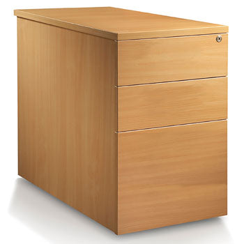 LOCKABLE DRAWER UNITS, DESK HEIGHT, 800mm depth, Maple, EMERGENT CROWN