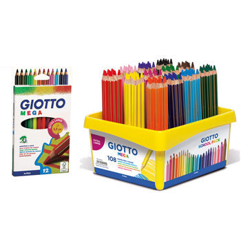 PENCILS, COLOURED, EARLY YEARS, Assorted Colours, School Pack of 108