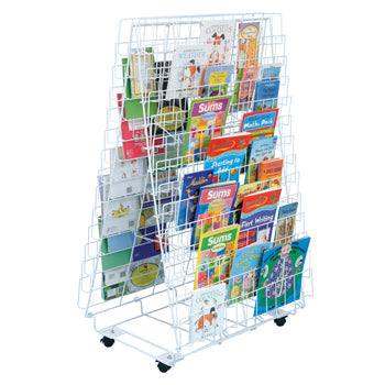 BOOK RACKS & STANDS, Double Sided Mobile Stand, Age 3+, Each