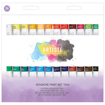 GOUACHE, Artiste Gouache, Pack of 24 x 12ml