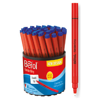 PENS, HANDWRITING, Berol(R) Handwriting, Blue, Box of 42