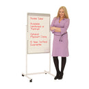MOBILE ALUMINIUM FRAMED WHITEBOARDS, Mobile, Magnetic, Portrait Style, 600 x 900mm height