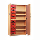 CLASSROOM STORAGE, TRAY STOCK CUPBOARDS, Provision for 20 Shallow Trays