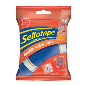 TAPE, DOUBLE SIDED, 25mm x 33m, Sellotape(R), Each