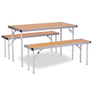 FAST FOLD RECTANGULAR FOLDING TABLES & BENCHES, FAST FOLD RECTANGULAR TABLE, 1830 x 610 x 530mm, Beech