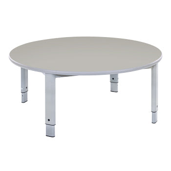HEIGHT ADJUSTABLE TABLES, START RIGHT, Circular, Beech
