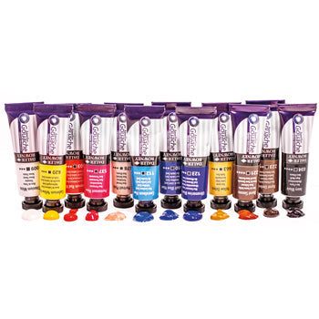 GOUACHE, Daler-Rowney Aquafine Gouache, Pack of 12 x 15ml