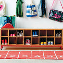 CLOAKROOM RANGE, CLOAKROOM UNITS, 16 Compartments, Red