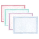 CARD, Marble Effect with Decorative Frame, 200 micron, A4, Assorted, Pack of 100