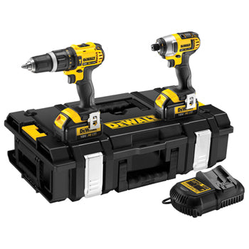 POWER TOOLS, DeWALT 18V XR Twin Pack, DCK266P2T, Each