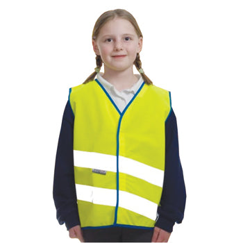 CHILDREN'S HI VIS WAISTCOATS, Age 7-9, Each