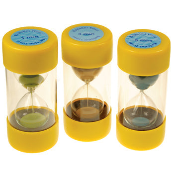 SAND TIMERS, Large Ballotini, Set of 3