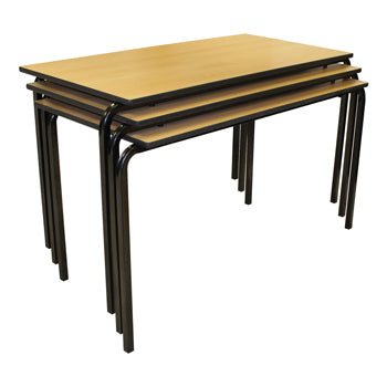 CRUSHBENT STACKING FRAME, RECTANGULAR, 1200 x 600mm, Sizemark 4 - 640mm height, Beech, ADVANCED MOULDS