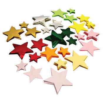 CUT PAPER SHAPES, Paper Stars, Pack of 50g
