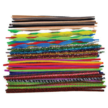 PIPE CLEANERS, Assorted Bulk Pack, Pack of 250