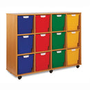 MOBILE TRAY UNITS, JUMBO TRAY UNITS, 12 Jumbo Tray Unit, Beech
