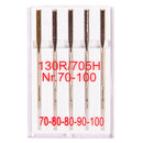 SEWING MACHINE NEEDLES, Ballpoint, Pack of 5