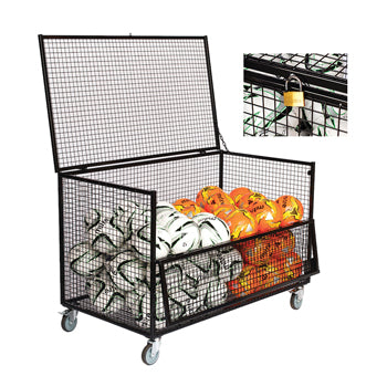 INDOOR MOBILE STORAGE, Mesh Drop Front Trolley, Each