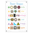 OUTDOOR LEARNING, PHOTO SETS, Basic Shapes, 420 x 594mm (A2), Each