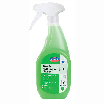 GENERAL CLEANERS, H3 Glass & Multi Surface Cleaner, JEYES Professional, Case of 6 x 750ml